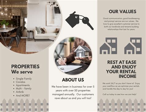 Property Management Services Flyer Template | Editable Property