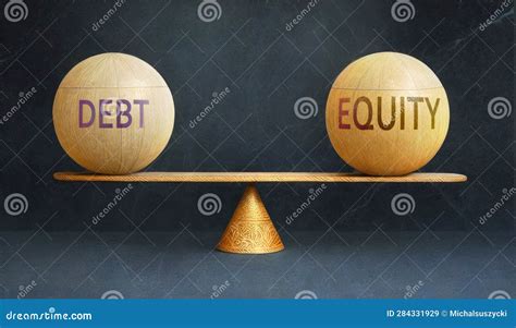 Debt And Equity In Balance A Metaphor Showing The Importance Of Two