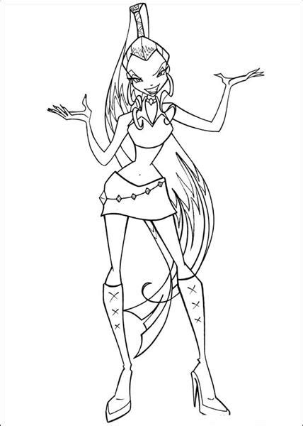 Winx Club The Enchantix Coloring Pages Learn To Coloring