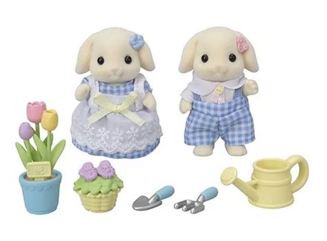 Calico Critters Flora Conejos Rabbit Hermanos Sylvanian Envío Gratis