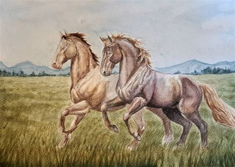 Wild horses by MintsunArt on DeviantArt