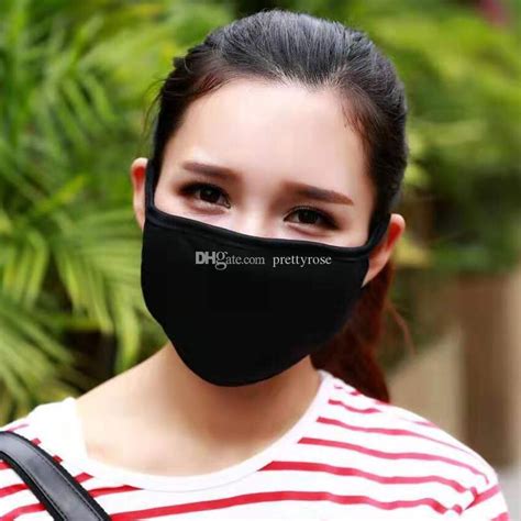 Discount Anti Dust Cotton Mouth Face Mask Unisex Man Woman Health Cycling Wearing Black Fashion