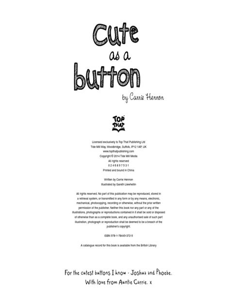 Cute As A Button Insides Uk Pdf