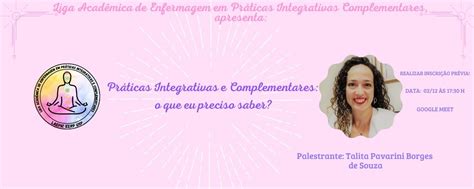 Práticas Integrativas e Complementares o que eu preciso saber