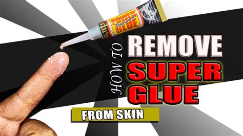 How To Get Super Glue Off Your Skin Fast With Denatured Alcohol And Kitchen Scrubber Youtube