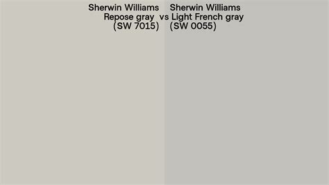 Sherwin Williams Repose Gray Vs Light French Gray Side By Side Comparison