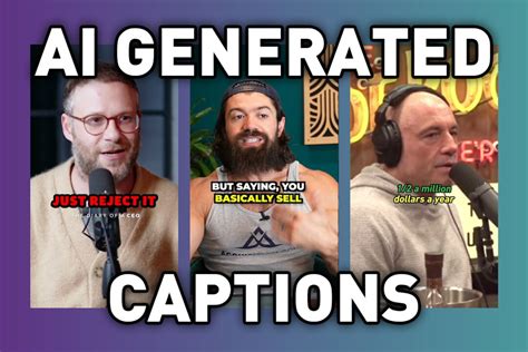 AI Captions Generator Tool - WGMI Media