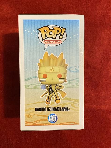 Funko Pop Naruto Uzumaki Kurama Link Mode Chase Glow Gitd Aaa