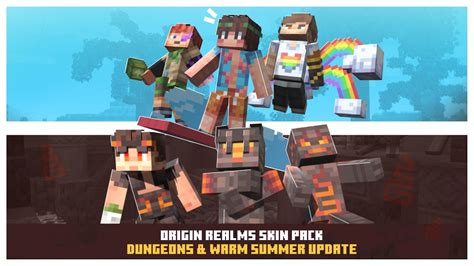 Origin Realms Skin Pack Dungeons Warm Summer Update YouTube