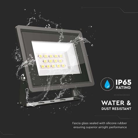 Reflector Led Smd 10w 6400k Ip65 Negru