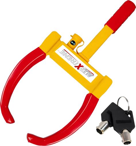 AllExtreme CQ6994B Heavy Duty Anti Theft Wheel Lock Clamp Anti Theft