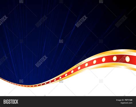 Blue Luxury Wallpaper Vector & Photo (Free Trial) | Bigstock