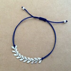 Silver Or Gold Plated Fishbone Arrow Chevron Chain Friendship Bracelet