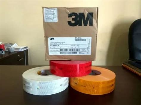 3M Reflective Conspicuity Tapes 2 Inch 50 Mtr Packaging Type Roll At