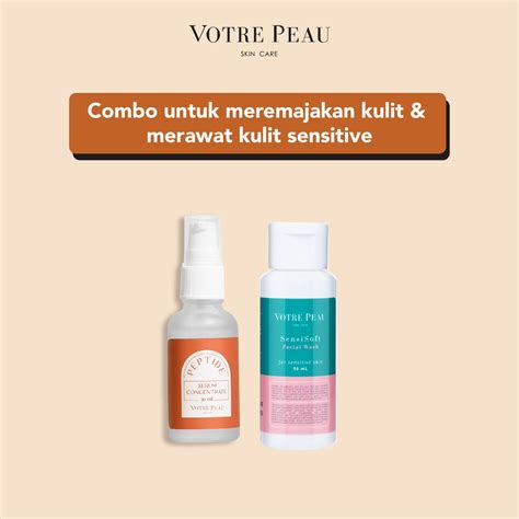 Jual Votre Peau Combo Peptide Serum Sensisoft Shopee Indonesia