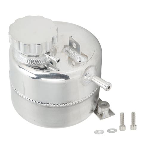 Radiator Coolant Expansion Water Tank Aluminium Alloy Polished