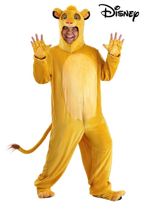 Plus Size Disney The Lion King Simba Costume For Men Lion King Costumes