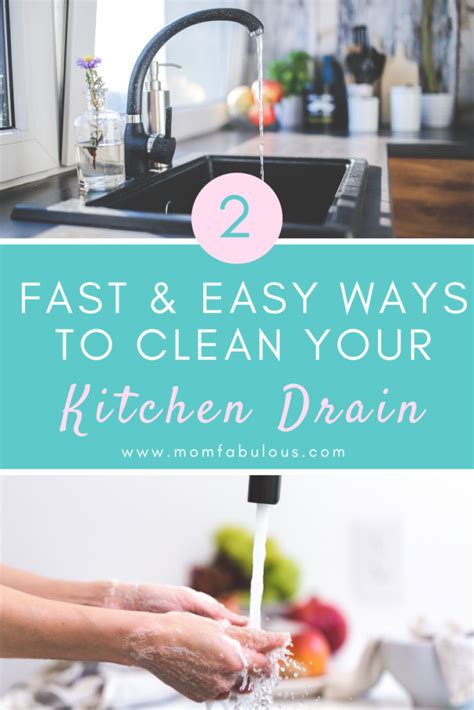 2 Fast And Easy Ways To Clean Your Kitchen Drain | Mom Fabulous