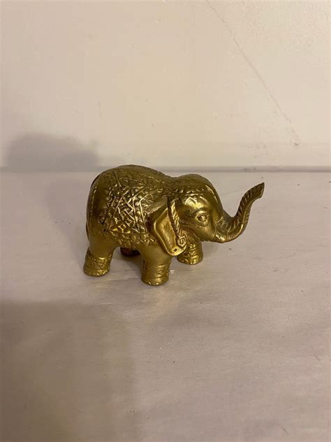 Vintage Smk Miniature Elephant Jewlrey Holder Made In Occupied Japan