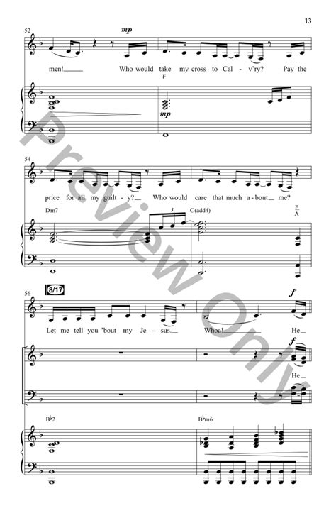 My Jesus (SATB ) arr. Christopher Phillips & | J.W. Pepper Sheet Music