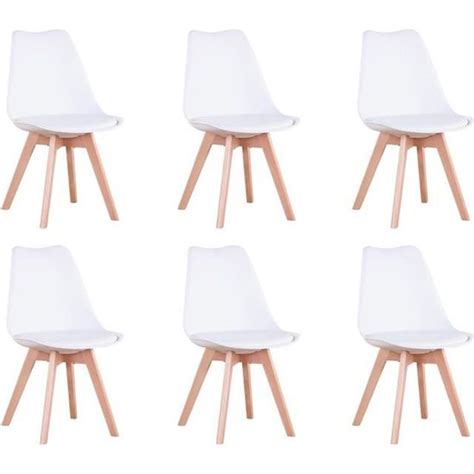 Benyled Lot De Chaises De Salle Manger De Style Tulipe Design