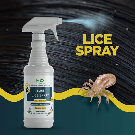 Mdxconcepts Organic Lice Killer Lavender Oil Lice Repellent Spray For