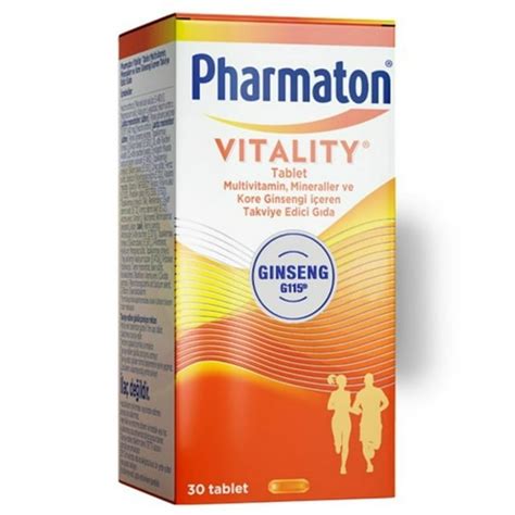 Pharmaton Vitality 30 Tablets Ginseng G115