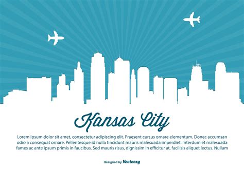 Kansas City Skyline Vector at Vectorified.com | Collection of Kansas ...