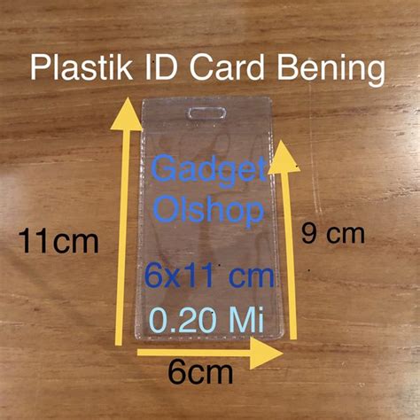 Jual Plastik ID Card Nametag KTP Flazz Brizzi ATM Bening