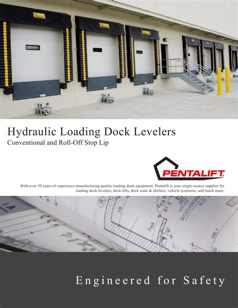 pentalift equipment corp catalogs hydraulic loading dock levelers