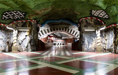 Stunning Underground Art In Stockholm’s Metro Station | Bored Panda