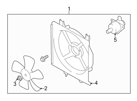 Mazda Miata Engine Cooling Fan Assembly Fan Electr Incl Fan Blade