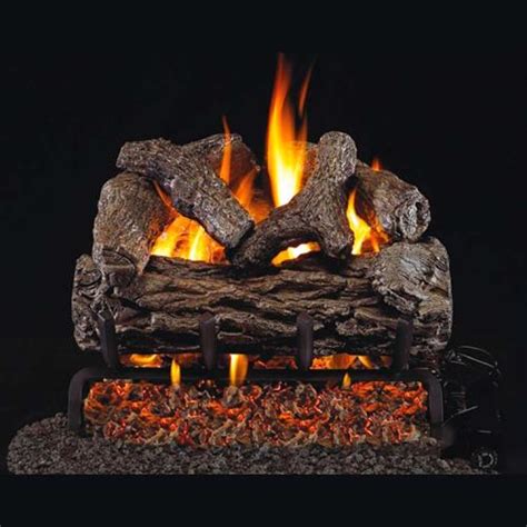 Peterson Real Fyre Inch Golden Oak Gas Log Set With Ansi Certified