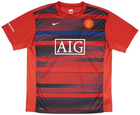 2009 10 Manchester United Nike Training Shirt 9 10 XXL