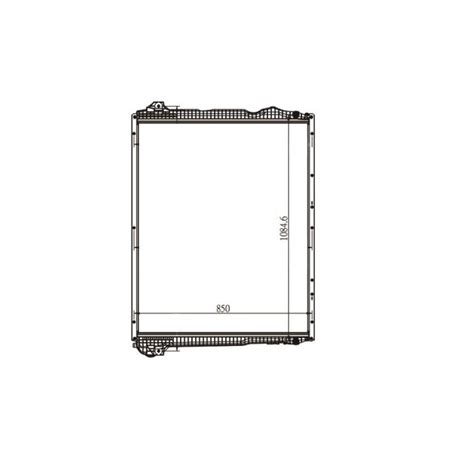 European Truck Radiator For Scania Euro R Series