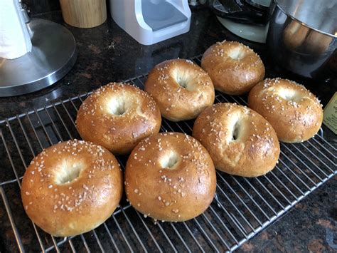 Yesterday I Made Homemade Salt Bagels My Second Ever Batch Rbaking