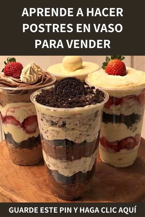 Postres En Vaso Para Vender Haga Clic En La Imagen Dessert Cups