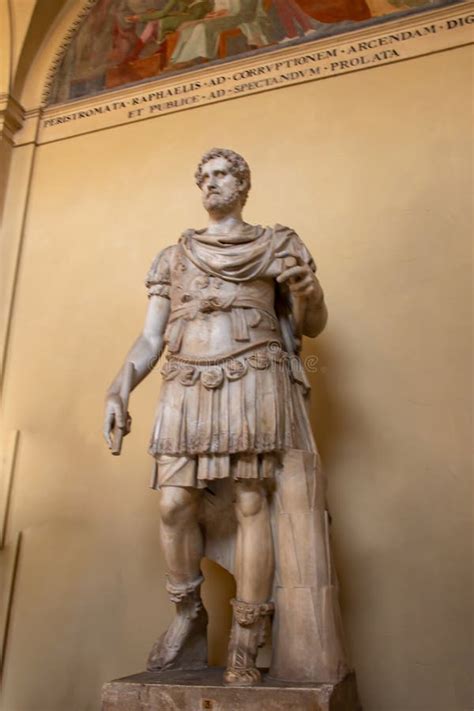 Statue Of Antoninus Pius In Armor Roman Artwork Museum Chiaram Onti