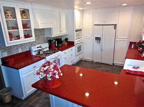 Red Quartz Kitchen Countertops – Kitchen Info