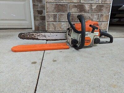 Stihl Ms 180c Chainsaw Starts Runs Cuts Oils And Brakes Free Shipping