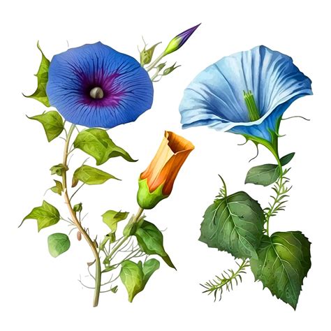 Morning Glory Watercolor