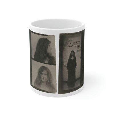 Janis Joplin Mugshot Coffee Mug 11oz Magnificent 1969 Tampa Mug Shot