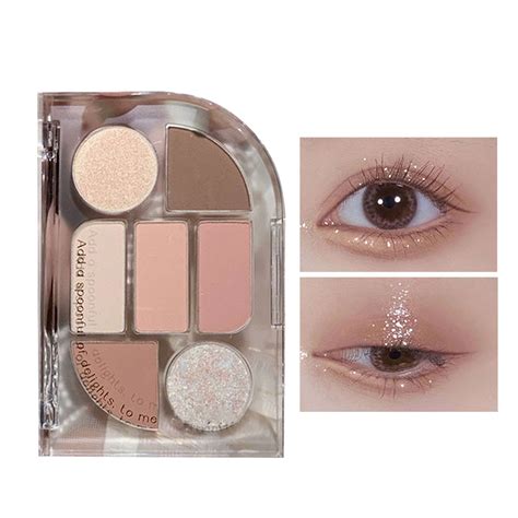 Highly Colored Eye Shadow Eye Shadow Plate Durable Mixed Natural 7