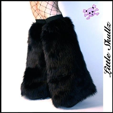 Rave Outfits Fashion Outfits Furry Leg Warmers Fuzzy Boots Rave