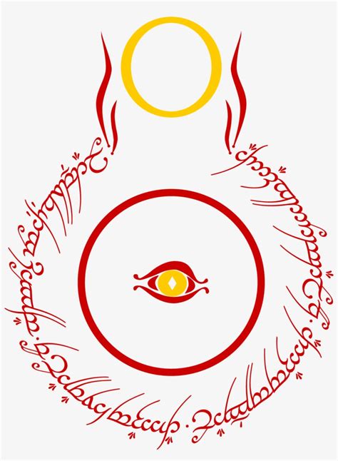 Lord Of The Rings - Eye Of Sauron Symbol - 1217x1600 PNG Download - PNGkit