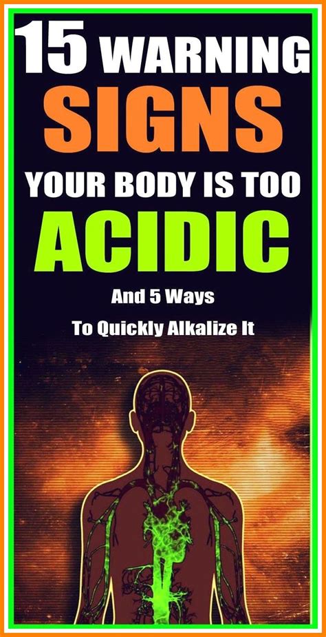 15 Warning Signs That Indicate Your Body Is Too Acidic And How To Fix