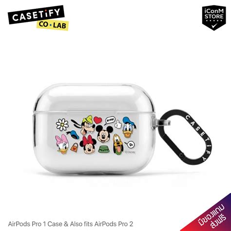 Casetify Mickey Friends Icon Clear Airpods