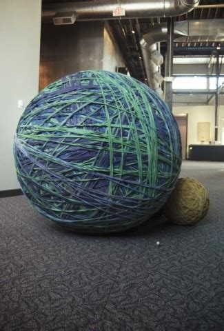 World's Largest Ball of Rubber Bands