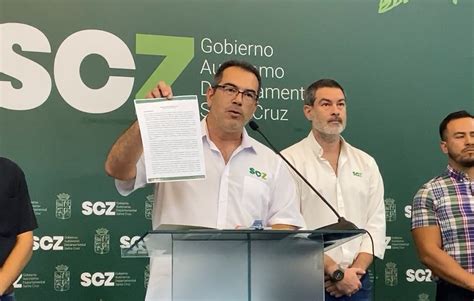 Aguilera Ratifica Que No Puede Ejercer Como Gobernador De Santa Cruz E