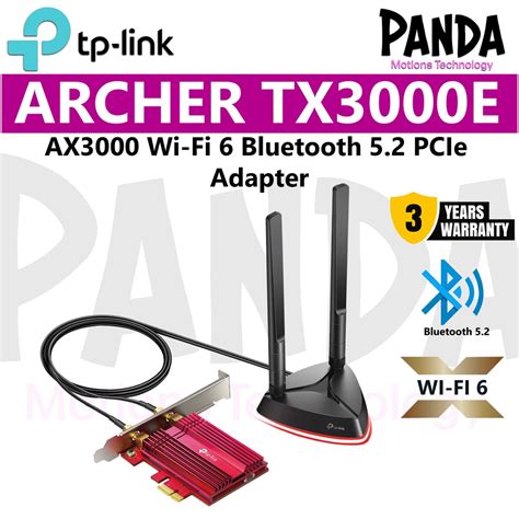 Tp Link Ax Wi Fi Bluetooth Pcie Adapter Archer Tx E